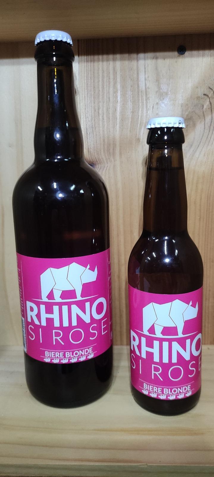 Bouteille rhino si rose