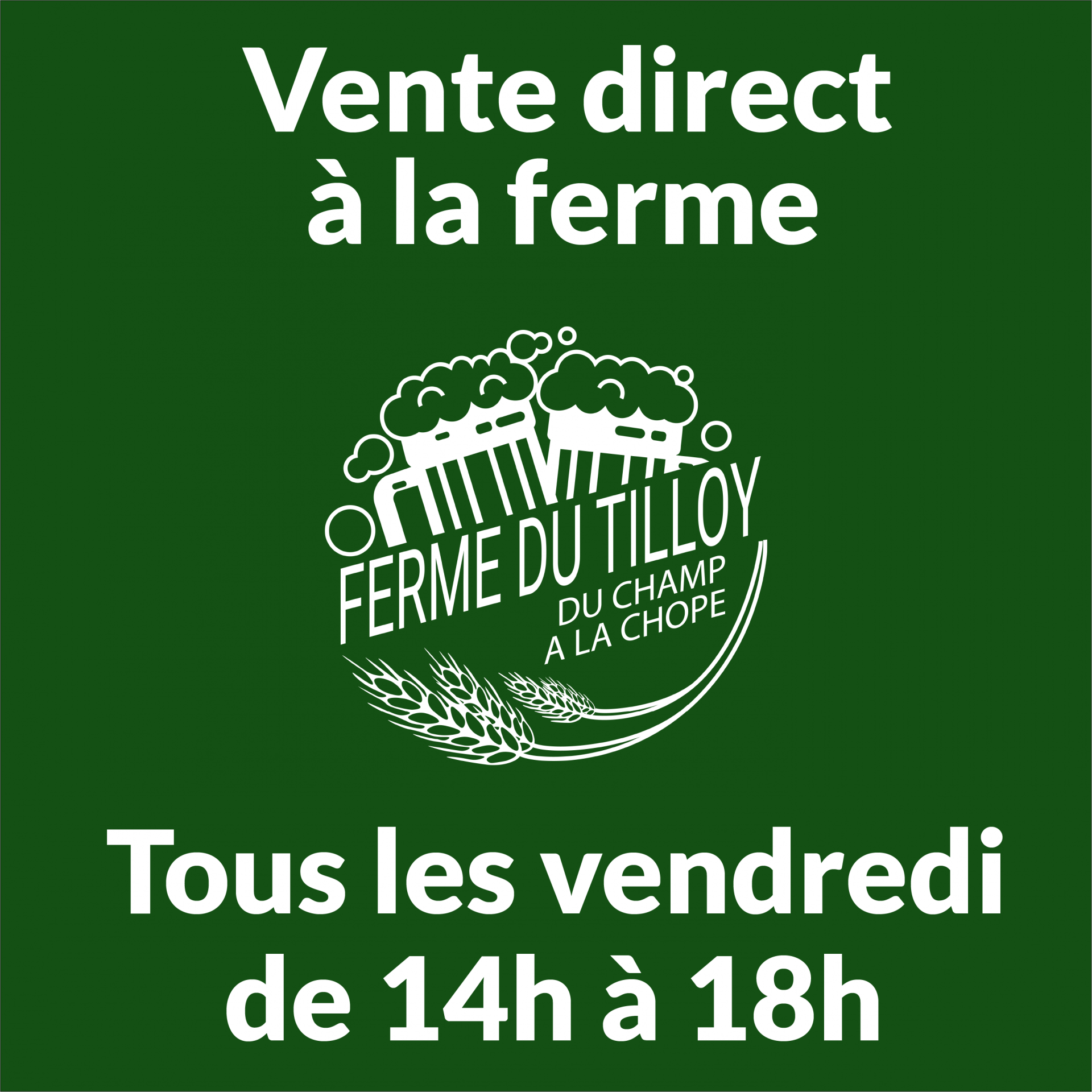 bonne année 2022 à la ferme du Tilloy